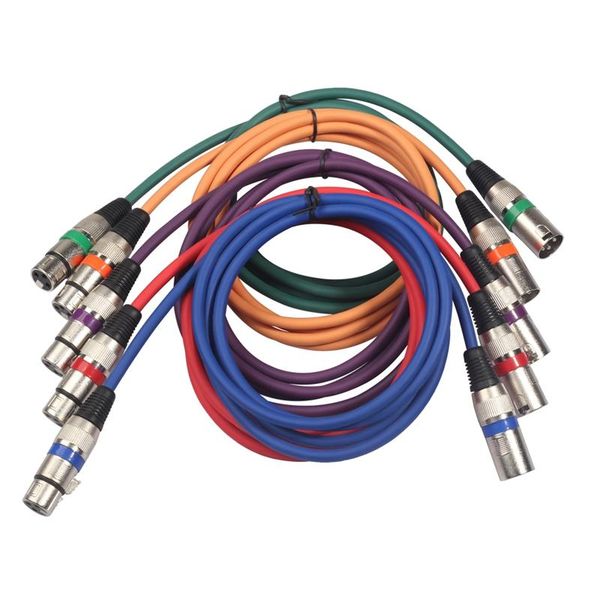 audio cables & connectors xlr cable male to female m / f 3pin ofc foil + braided shielded microphone mixer 1.8m
audio cables & connectors xlr cable male to female m / f 3pin ofc foil + braided shielded microphone mixer 1.8m
