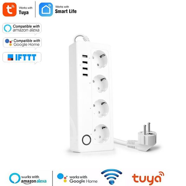 smart power plugs tuya wifi strip eu standard with 4 plug and usb port compatible alexa echo google nest app voice control
smart power plugs tuya wifi strip eu standard with 4 plug and usb port compatible alexa echo google nest app voice control