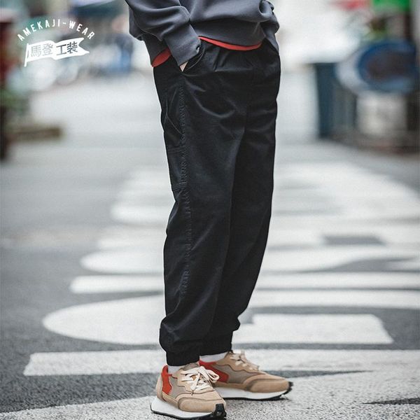 maden print letter cargo pants men elastic waist pant solidcotton pocket casual vintage men's trendy overalls, Black
maden print letter cargo pants men elastic waist pant solidcotton pocket casual vintage men's trendy overalls, Black