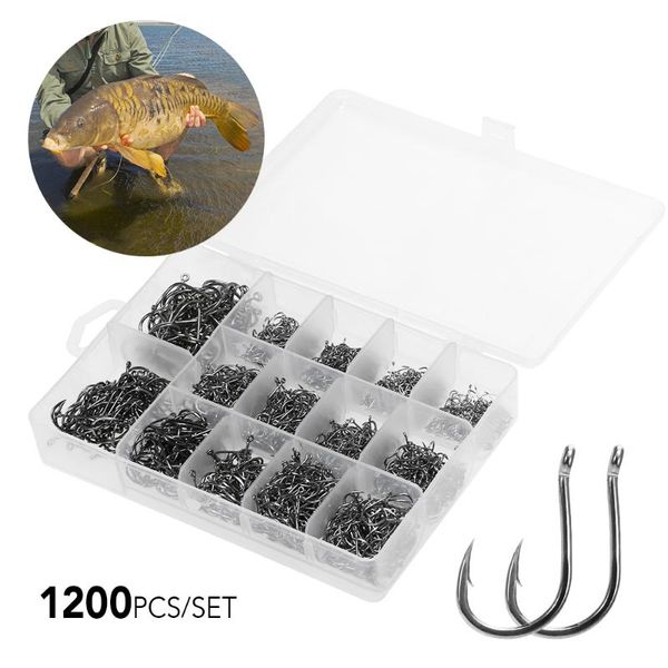 fishing hooks 1200/ 1800pcs 3#-16# mixed size fishhook set accessories supplies high carbon steel
fishing hooks 1200/ 1800pcs 3#-16# mixed size fishhook set accessories supplies high carbon steel