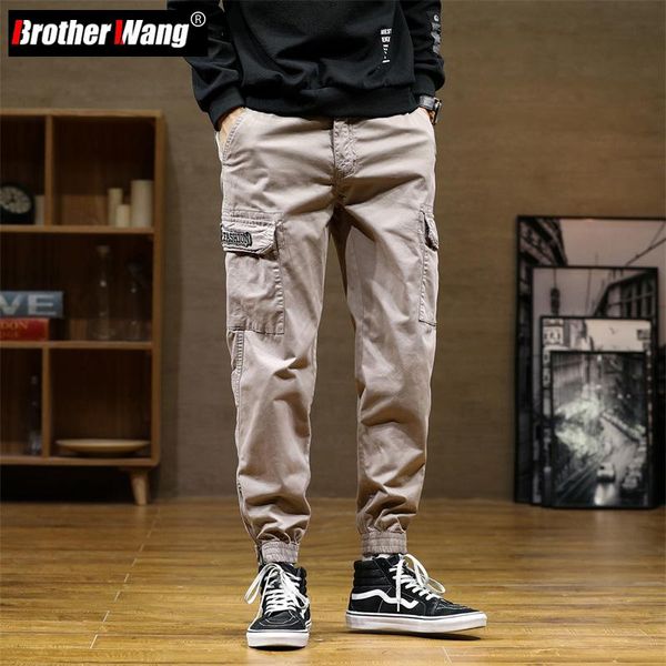 men's pants brother wang 2021 autumn loose overalls japanese retro fashion casual tie feet male brand, Black
men's pants brother wang 2021 autumn loose overalls japanese retro fashion casual tie feet male brand, Black