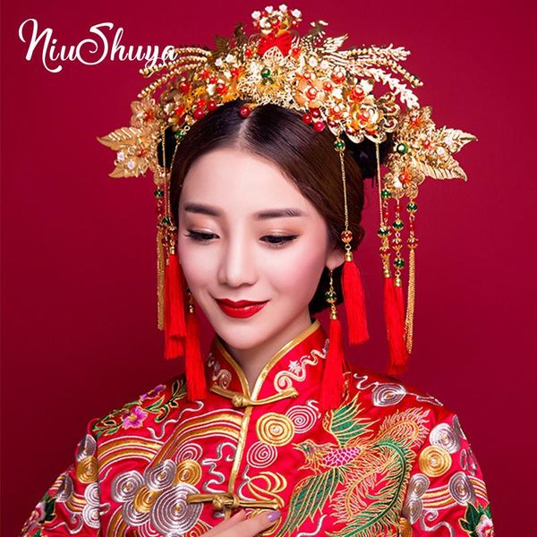 hair clips & barrettes niushuya chinese red tassel phoenix beads pearl accessories wedding party costume jewelry hairwear, Golden;silver
hair clips & barrettes niushuya chinese red tassel phoenix beads pearl accessories wedding party costume jewelry hairwear, Golden;silver