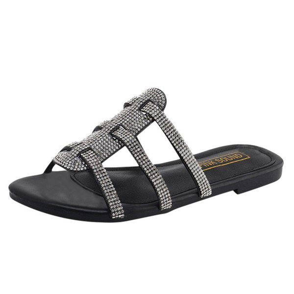 summer slippers women crystal slides roman shoes flat sandals hollow out flip flops ladies woman plus size, Black
summer slippers women crystal slides roman shoes flat sandals hollow out flip flops ladies woman plus size, Black