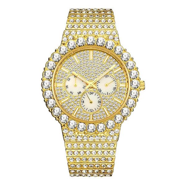 wristwatches hip hop mens watches bling iced out stainless steel quartz wrist waterproof luminous for men charm jewelry, Slivery;brown
wristwatches hip hop mens watches bling iced out stainless steel quartz wrist waterproof luminous for men charm jewelry, Slivery;brown