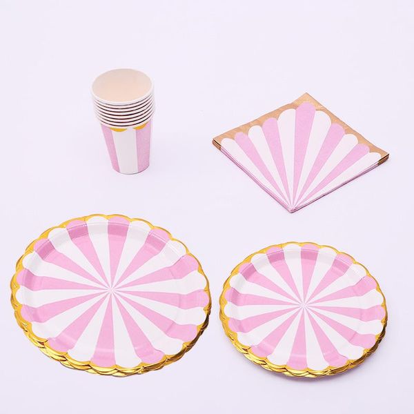 disposable dinnerware 2021 european luxury birthday party tableware decoration gold printing plates cups napkins kids supplies
disposable dinnerware 2021 european luxury birthday party tableware decoration gold printing plates cups napkins kids supplies