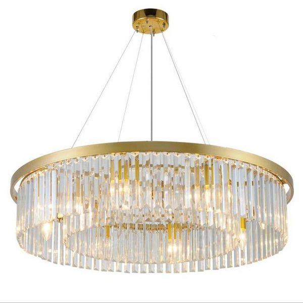 crystal living room round chandelier european creative personality hall of the simple atmospheric restaurant chandeliers
crystal living room round chandelier european creative personality hall of the simple atmospheric restaurant chandeliers