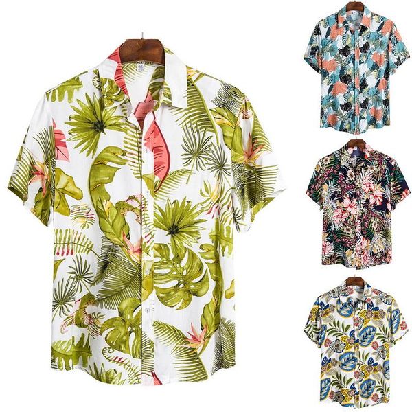 summer men shirts fashion printed short-sleeve en hawaiian casual wild classic one button men's, White;black
summer men shirts fashion printed short-sleeve en hawaiian casual wild classic one button men's, White;black