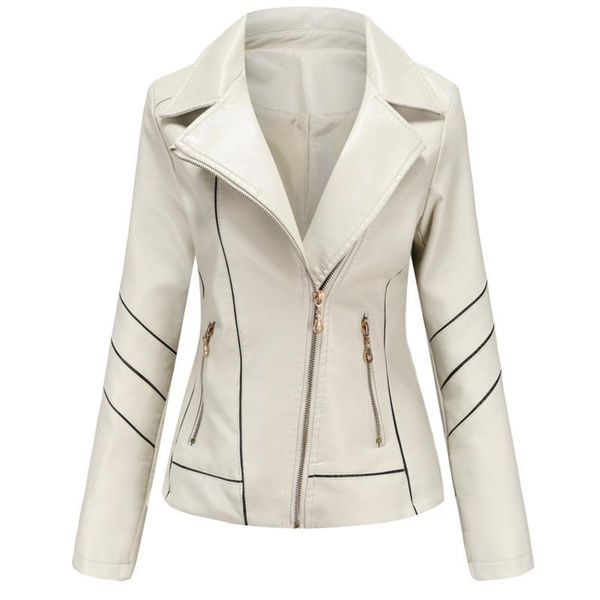 women's jackets 4xl plus size 2021 spring autumn women fashion pu leather zipper moto & biker slim jacket coat solid casual outwear sho, Black;brown
women's jackets 4xl plus size 2021 spring autumn women fashion pu leather zipper moto & biker slim jacket coat solid casual outwear sho, Black;brown