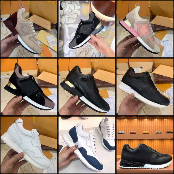 classic casual shoe men sneakers loafers lace up fashion luxury shoes women with box size womens 35-41 mens 38-46, Black
classic casual shoe men sneakers loafers lace up fashion luxury shoes women with box size womens 35-41 mens 38-46, Black