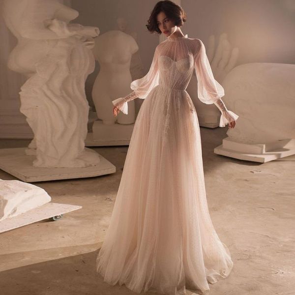 other wedding dresses boho elegant dress long sleeve a-line tulle appliques lace sweetheart court train button back custom made robe de mari, White
other wedding dresses boho elegant dress long sleeve a-line tulle appliques lace sweetheart court train button back custom made robe de mari, White