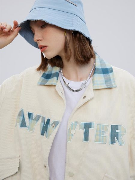 women's jackets women letter print baseball uniform 2021 single breasted patchwork oversize jacket korean style harajuku loose coa, Black;brown
women's jackets women letter print baseball uniform 2021 single breasted patchwork oversize jacket korean style harajuku loose coa, Black;brown