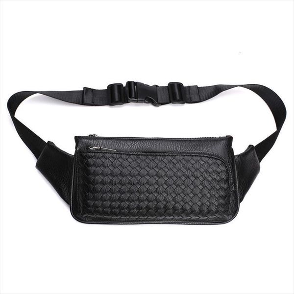 fashion weave mens waist pu bag waterpoor packs business men casual travel leather shoulder belt male
fashion weave mens waist pu bag waterpoor packs business men casual travel leather shoulder belt male