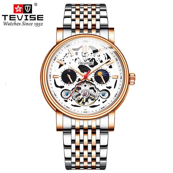 watch 30m waterproof automatic mechanical skeleton tours for men, Slivery;brown
watch 30m waterproof automatic mechanical skeleton tours for men, Slivery;brown