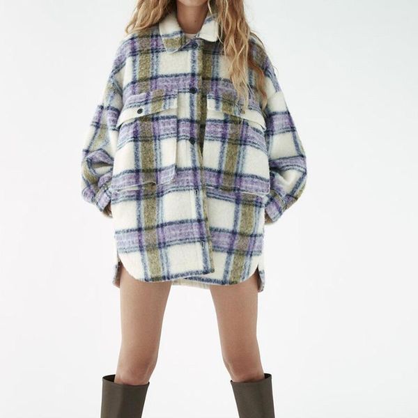 agong loose turn down collar blouses women fashion single breasted shirts elegant side split plaid female ladies women's &, White
agong loose turn down collar blouses women fashion single breasted shirts elegant side split plaid female ladies women's &, White
