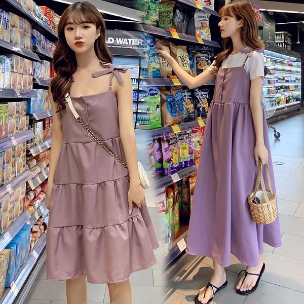 maternity dresses 6015# t shirt +purple dress sets clothes loose stylish short sleeves pregnant women pregnancy, White
maternity dresses 6015# t shirt +purple dress sets clothes loose stylish short sleeves pregnant women pregnancy, White