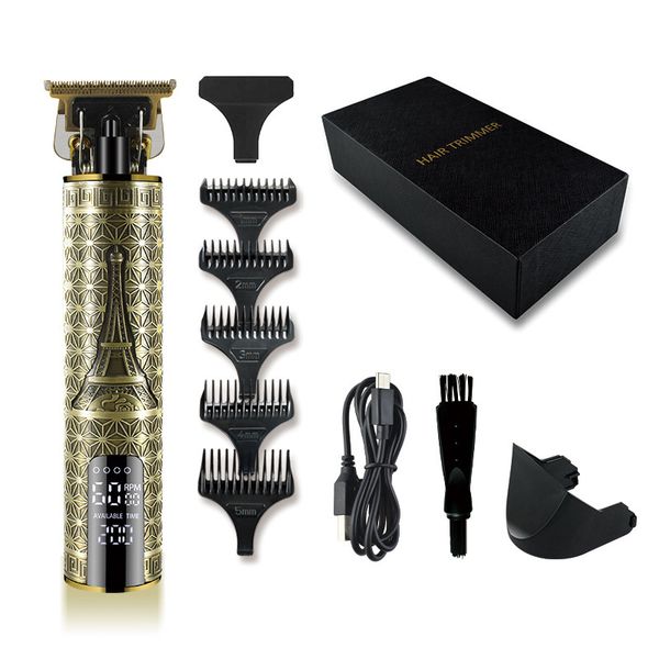 usb rechargeable t blade electric hair trimmer professional led display men hair clipper 3 levers adustable hair cutting machine
usb rechargeable t blade electric hair trimmer professional led display men hair clipper 3 levers adustable hair cutting machine