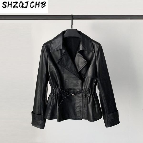 women's leather & faux jchb 2021 genuine jacket women spring short sheepskin coat female biker coats and jackets chaquetas para mujer p, Black
women's leather & faux jchb 2021 genuine jacket women spring short sheepskin coat female biker coats and jackets chaquetas para mujer p, Black