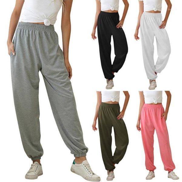 women's pants & capris sport casual women solid color elastic high waist ankle tie thin sports trousers running trouser, Black;white
women's pants & capris sport casual women solid color elastic high waist ankle tie thin sports trousers running trouser, Black;white