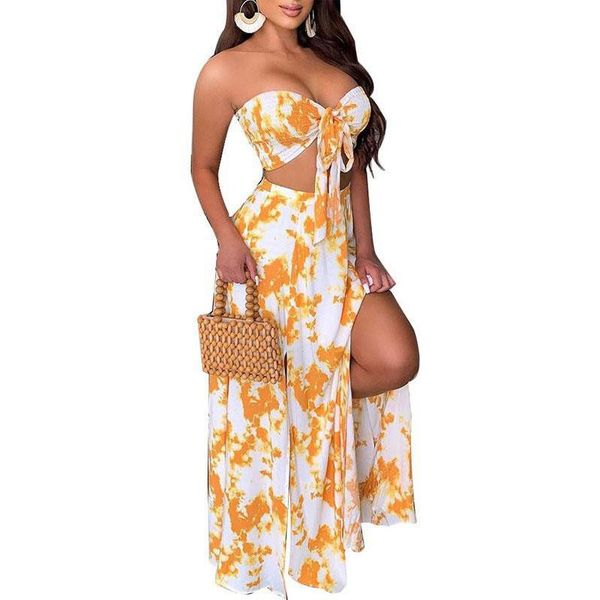 women's tracksuits women sets two piece skirt set bow lace up print bra with split maxi and autumn 2021, Gray
women's tracksuits women sets two piece skirt set bow lace up print bra with split maxi and autumn 2021, Gray