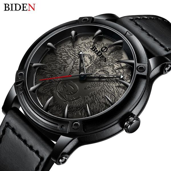 wristwatches biden wolf design mens wrist watch leather band quartz wolf's fang waterproof sports luxury brand men relogio clock, Slivery;brown
wristwatches biden wolf design mens wrist watch leather band quartz wolf's fang waterproof sports luxury brand men relogio clock, Slivery;brown