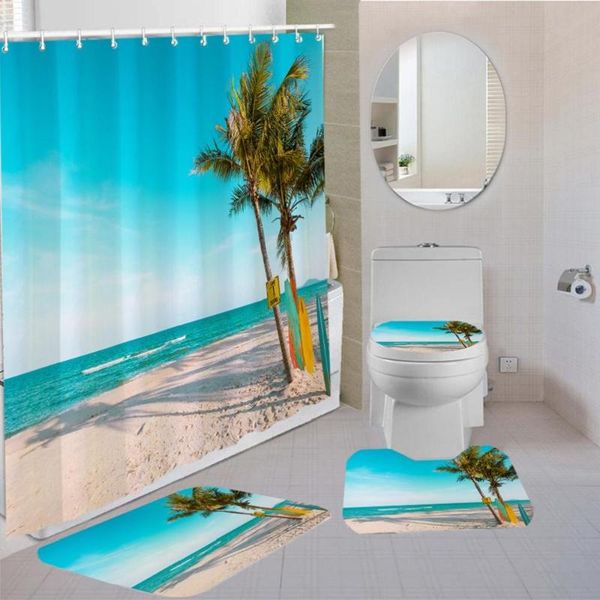 shower curtains surfing printed curtain set 4 pcs non-slip rug u-shaped mat toilet lid cover bath and hooks bathroom accessory
shower curtains surfing printed curtain set 4 pcs non-slip rug u-shaped mat toilet lid cover bath and hooks bathroom accessory