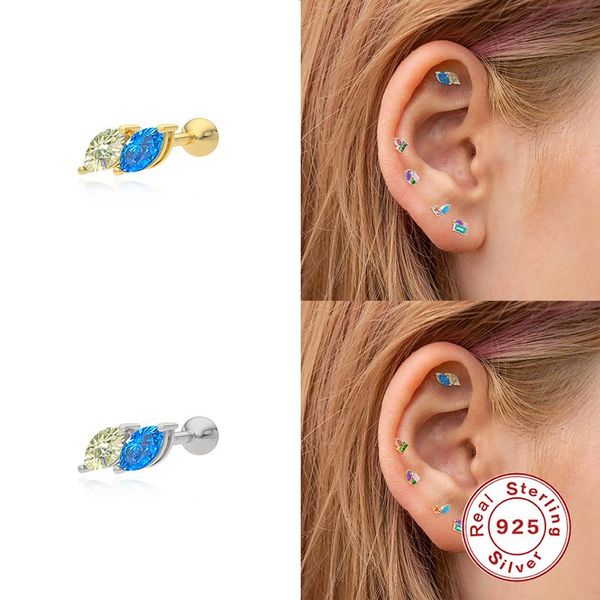 stud aide earrings 925 sterling silver small 2021 trend jewelry geometric colored zircon bling ear bone piercing earring bricon, Golden;silver
stud aide earrings 925 sterling silver small 2021 trend jewelry geometric colored zircon bling ear bone piercing earring bricon, Golden;silver