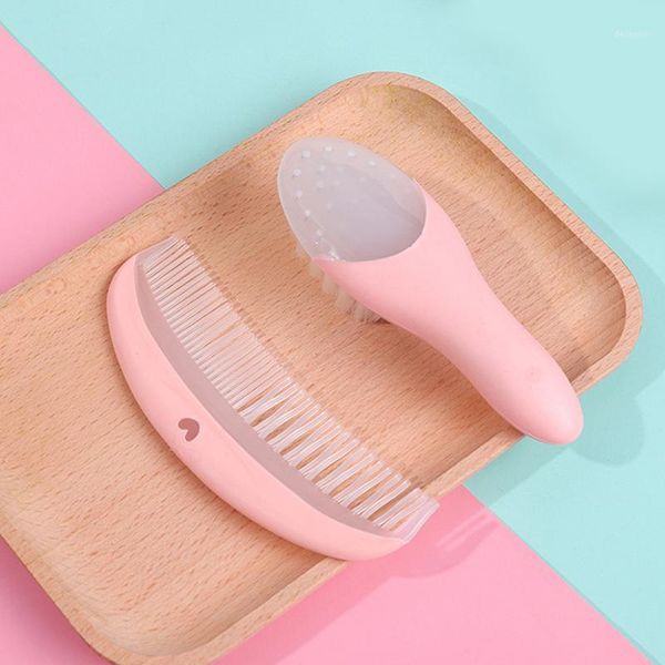 2pcs/ set bebe pp/tpe comb hair brush care kids massage baby kit pure safety material for your baby's health1, Silver
2pcs/ set bebe pp/tpe comb hair brush care kids massage baby kit pure safety material for your baby's health1, Silver