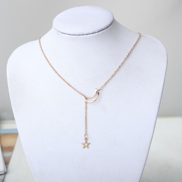 pendant necklaces fashion moon star choker necklace silver alloy chain women clavicle collar jewelry
pendant necklaces fashion moon star choker necklace silver alloy chain women clavicle collar jewelry