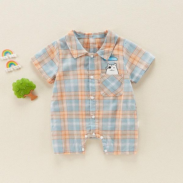 clothing sets baby summer one-piece shirt short sleeve creeping suit born half clothes for boys, White
clothing sets baby summer one-piece shirt short sleeve creeping suit born half clothes for boys, White