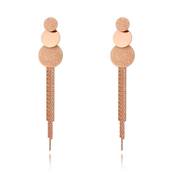 yikln bohemia geometric frosted wafer tassel earrings stainless steel trendy cz crystal jewelry for women girls ye20114 dangle & chandelier, Silver
yikln bohemia geometric frosted wafer tassel earrings stainless steel trendy cz crystal jewelry for women girls ye20114 dangle & chandelier, Silver