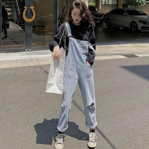 jumpsuits women ins denim hole vintage loose korean style female streetwear leisure chic fashion overall all-match suspender women's &, Black;white
jumpsuits women ins denim hole vintage loose korean style female streetwear leisure chic fashion overall all-match suspender women's &, Black;white