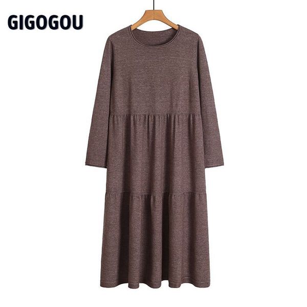 gigogou oversized women sweater dress autumn winter casual loose jumper knitted pullover straight dresses tunic 210320, Black;gray
gigogou oversized women sweater dress autumn winter casual loose jumper knitted pullover straight dresses tunic 210320, Black;gray