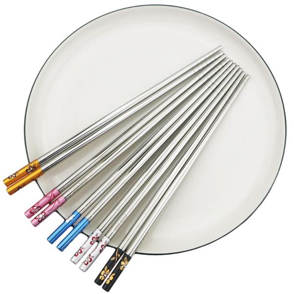 chopsticks 1pair 23cm eco-friendly steel stainless non-slip head metal 304 reusable dinnerware
chopsticks 1pair 23cm eco-friendly steel stainless non-slip head metal 304 reusable dinnerware