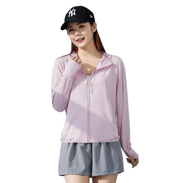 hooded sun protection clothing zipper uv-resistant breathable thin coat women 21 summer pink fashion female feminina cx1458 women's ja, Black;brown 
hooded sun protection clothing zipper uv-resistant breathable thin coat women 21 summer pink fashion female feminina cx1458 women's ja, Black;brown