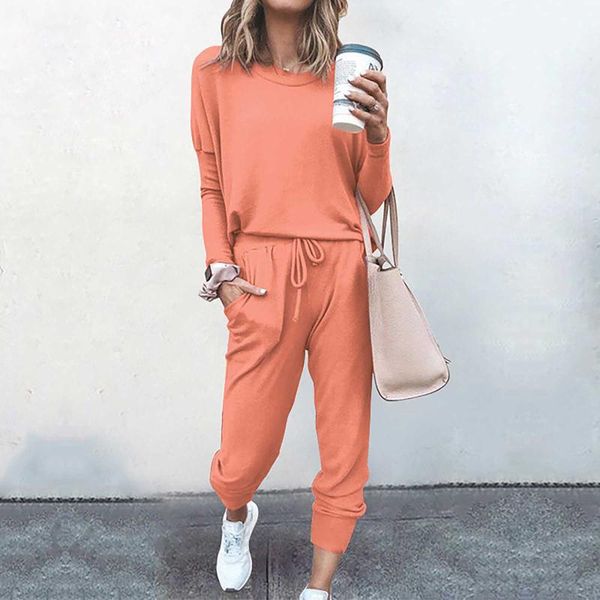 sport suits for women fashion long sleeve women's two-piece solid color casual pants sets comfortable wear sports suit 2021 tracksuits, Gray
sport suits for women fashion long sleeve women's two-piece solid color casual pants sets comfortable wear sports suit 2021 tracksuits, Gray