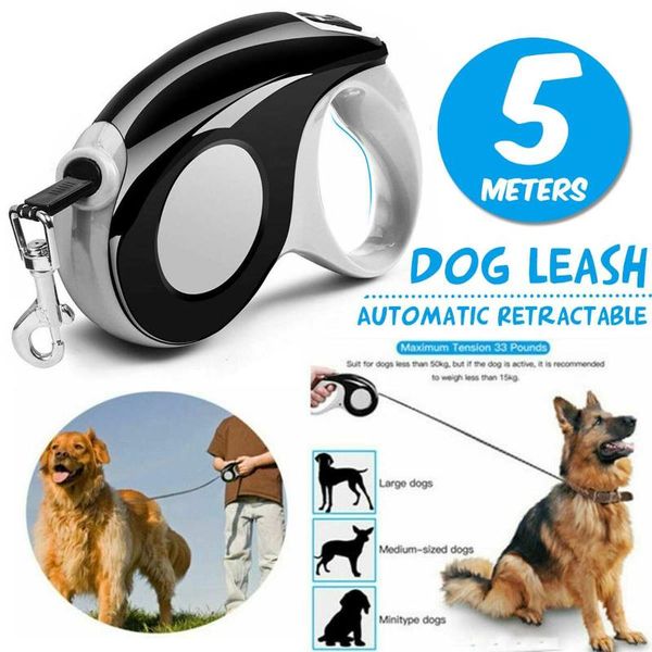 dog collars & leashes 5m long strong pet leash for large dogs durable nylon retractable big walking leads automatic extending rope
dog collars & leashes 5m long strong pet leash for large dogs durable nylon retractable big walking leads automatic extending rope