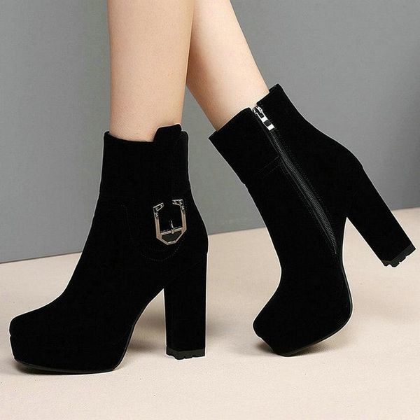 boots 2021 women ankle platform square high heel ladies short faux suede round toe women's side zipper shoes black
boots 2021 women ankle platform square high heel ladies short faux suede round toe women's side zipper shoes black