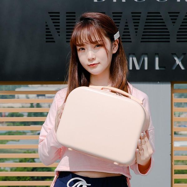 storage bags style portable cosmetic bag, mini suitcase, small box, female 14-inch lightweight box
storage bags style portable cosmetic bag, mini suitcase, small box, female 14-inch lightweight box