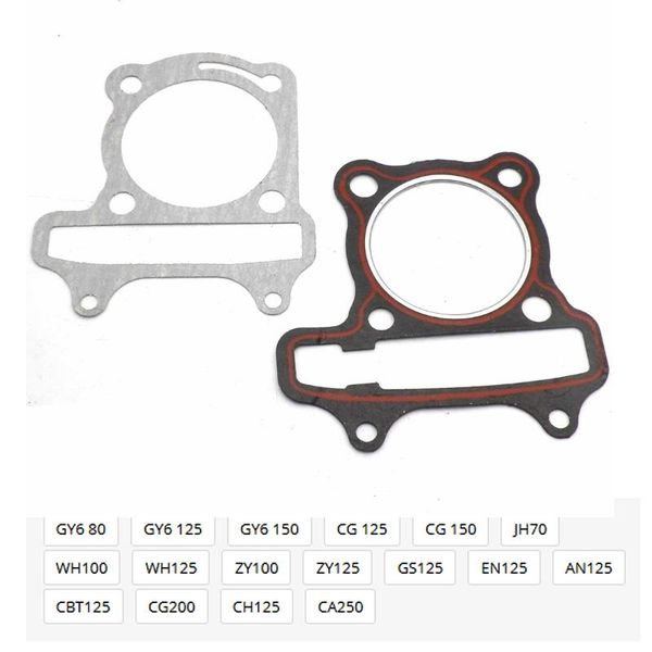 pedals motorcycle cylinder head gasket for moped scooter gy680 gy6125 gy6150 cg125 cg150 cg200 cbt125 zy100 gs125 ca250 wh125 jh70
pedals motorcycle cylinder head gasket for moped scooter gy680 gy6125 gy6150 cg125 cg150 cg200 cbt125 zy100 gs125 ca250 wh125 jh70
