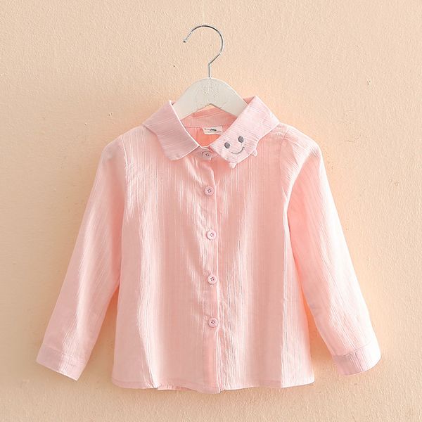 2021 Spring Autumn Casual 2-10 Years Cotton Kids Birthday Clothing Solid Color Cartoon Smile Long Sleeve Girls Blouses Shirts, White
2021 Spring Autumn Casual 2-10 Years Cotton Kids Birthday Clothing Solid Color Cartoon Smile Long Sleeve Girls Blouses Shirts, White