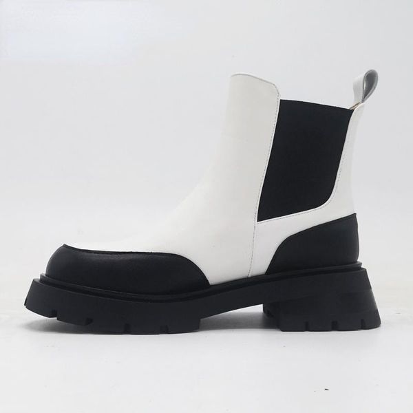 boots genuine leather ankle for women fashion platform winter shoes slip-on woman short boot office lady footwear size 34-41, Black
boots genuine leather ankle for women fashion platform winter shoes slip-on woman short boot office lady footwear size 34-41, Black