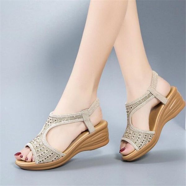 sandals women's summer fish mouth platform wedge shoes crystal gladiator rome woman beach casual elastic band female jk57, Black
sandals women's summer fish mouth platform wedge shoes crystal gladiator rome woman beach casual elastic band female jk57, Black