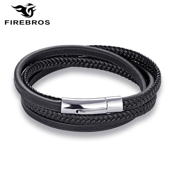 2021 men women jewelry black braided multilayers genuine leather bracelets stainless steel clasp mexico tennis, Golden;silver
2021 men women jewelry black braided multilayers genuine leather bracelets stainless steel clasp mexico tennis, Golden;silver
