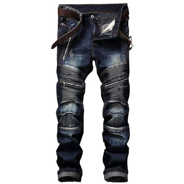 men's jeans 2021 european american slim zipper leisure cotton straight-tube washed trousers, Blue
men's jeans 2021 european american slim zipper leisure cotton straight-tube washed trousers, Blue