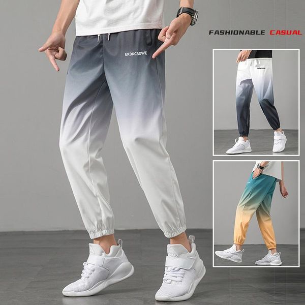 men's pants 2021 hip hop streetwear joggers men casual cargo pant trousers high street elastic waist gradient color harem man, Black
men's pants 2021 hip hop streetwear joggers men casual cargo pant trousers high street elastic waist gradient color harem man, Black