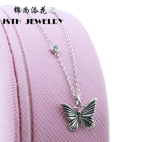 chains jsth s925ins simple retro make old butterfly necklace personality autumn fashion wind europe and the united states wholesale, Silver
chains jsth s925ins simple retro make old butterfly necklace personality autumn fashion wind europe and the united states wholesale, Silver