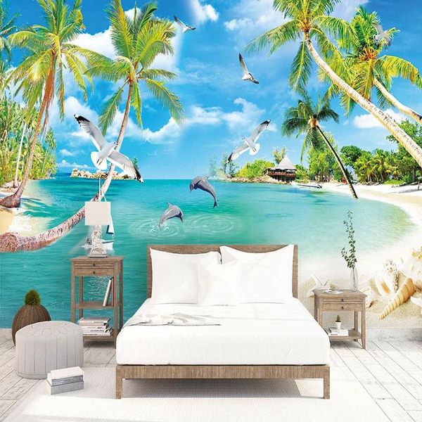 wallpapers custom mural wallpaper 3d sea beach coconut tree landscape fresco living room el background wall self-adhesive stickers
wallpapers custom mural wallpaper 3d sea beach coconut tree landscape fresco living room el background wall self-adhesive stickers
