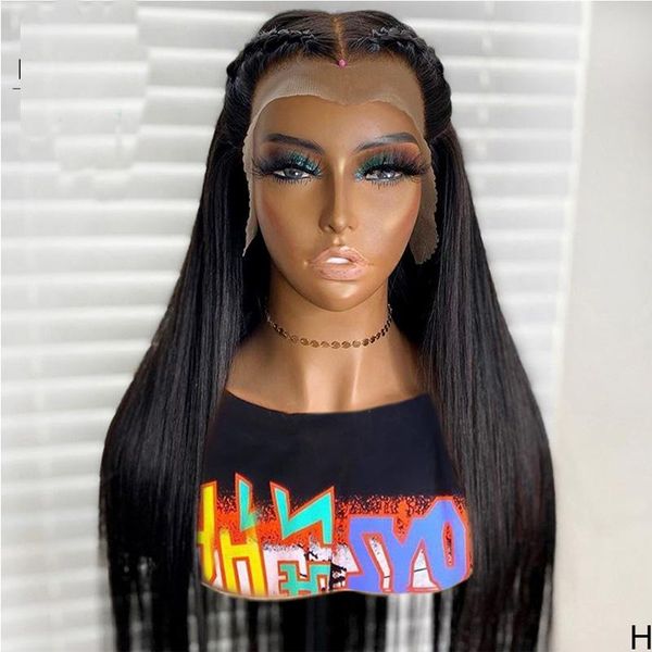 synthetic wigs black color long straight middle part lace front for women with preplucked heat resistant glueless baby hair
synthetic wigs black color long straight middle part lace front for women with preplucked heat resistant glueless baby hair