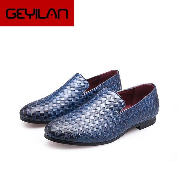 dress shoes men lazy large size loafers driving spring single slip-on casual men's woven leather 270, Black
dress shoes men lazy large size loafers driving spring single slip-on casual men's woven leather 270, Black