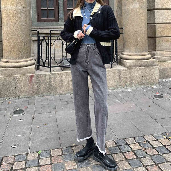 jeans high waist wide leg woman loose straight streetwear boyfriend tassel hem casual ladies denim pants plus size mom jeans l983 2f3m, Blue
jeans high waist wide leg woman loose straight streetwear boyfriend tassel hem casual ladies denim pants plus size mom jeans l983 2f3m, Blue